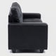 thumbnail image 4 of Sofá 3 cuerpos + 2 Pouf Lucca PU Negro, 4 of 7