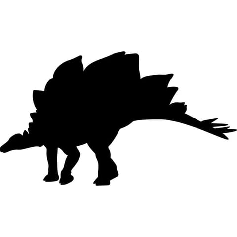 Rienda Libre Graphics - Decomural Walking Stegosaurus Dinosaur Kids Ws-50422