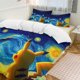 thumbnail image 2 of Pikachu Under The Night Sky 3 Piece Sets Full/Queen Size - Reversible Microfiber Quilts with Shams Soft Lightweight Bedspread Coverlet Comforter for All Season Bed Sheets, 2 of 4