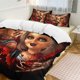 thumbnail image 2 of Bride of Chucky And Tiffany Bedding Set Duvet Cover Comfortable and Lightweight Cartoon Bedding 3 Piece Bed Set, 2 of 5