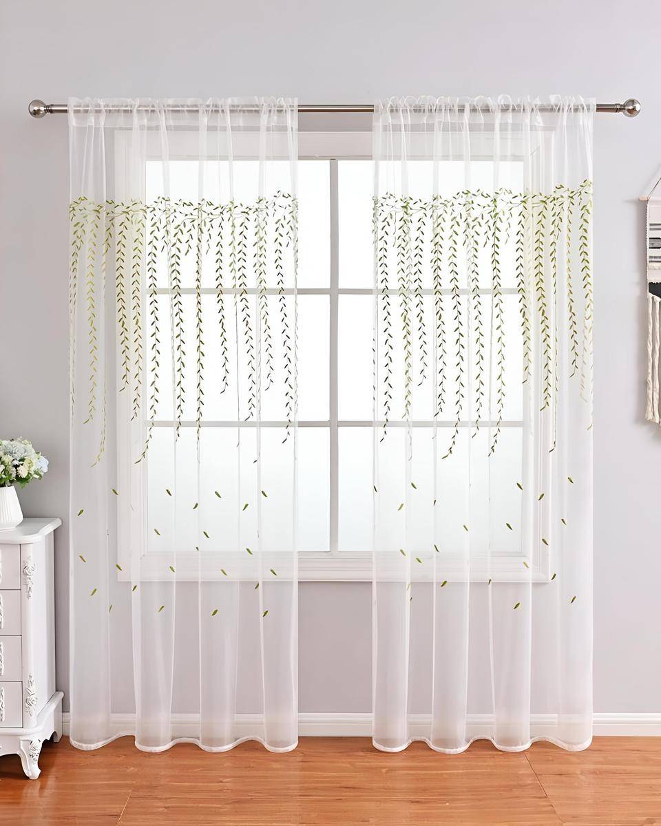 Genérico - Visillo Transparente Con Textura 140X230Cm