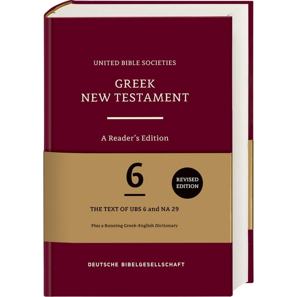 Libro Deutsche Bibelgesellschaft UBS6 Edición Griega del Nuevo Testamento