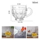 thumbnail image 1 of Set 6 tazas de vidrio con relieve 6pcs - 185ml, 1 of 2