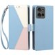 thumbnail image 3 of Funda Cartera para Motorola Edge 50 con Cierre Magnético, Tricolor, Azul Claro, 3 of 6