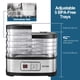 thumbnail image 5 of Deshidratador de alimentos OSTBA, temperatura ajustable, 72 horas, temporizador, 240 W, 5 of 9