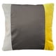 thumbnail image 1 of Funda Cojin Decorativo EcoCuero Cafe Beige Amarillo 45x45, 1 of 3