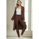 thumbnail image 1 of Conjunto de Cárdigan Largo y Leggings de Canalé, 1 of 4