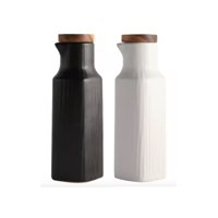 Set Alcuza Cerámica 2 Piezas Cuadrada 500 Ml Simplit