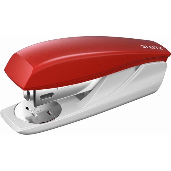 Grapadora Leitz de 25 Hojas Rojo Metálica 5,3 x 13 x 4 cm