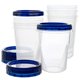 thumbnail image 1 of Recipiente de almacenamiento de alimentos PLASTICPRO 950 ml (paquete de 6) con tapas, 1 of 7