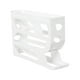 thumbnail image 4 of Soporte para Rollos de Huevo, Dispensador de Huevos, Bandeja Enrollable Automática, Bandeja de Almacenamiento para Huevos, Estuche para Guardar Huevos Blanco 4 niveles., 4 of 5