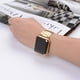 thumbnail image 3 of Correa de reloj Wolait compatible con Apple de 40 mm con funda dorada, 3 of 3