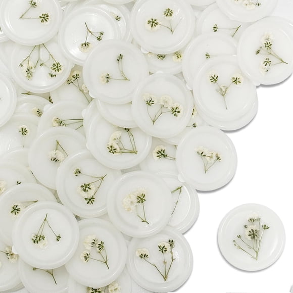 Etiquetas adhesivas de sello de cera TPKIHGSA 30 mm Gypsofila – Pack de 100