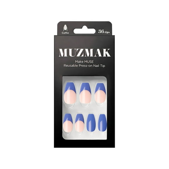 - Uñas Press On Very Peri Coffin 36 U.