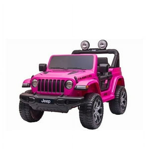 Kidscool - Jeep Rubicom Rosado Bateria