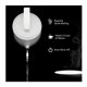thumbnail image 2 of Hervidor Eléctrico para Pour-Over ChefWave 740 ml Blanco Mate, 2 of 7