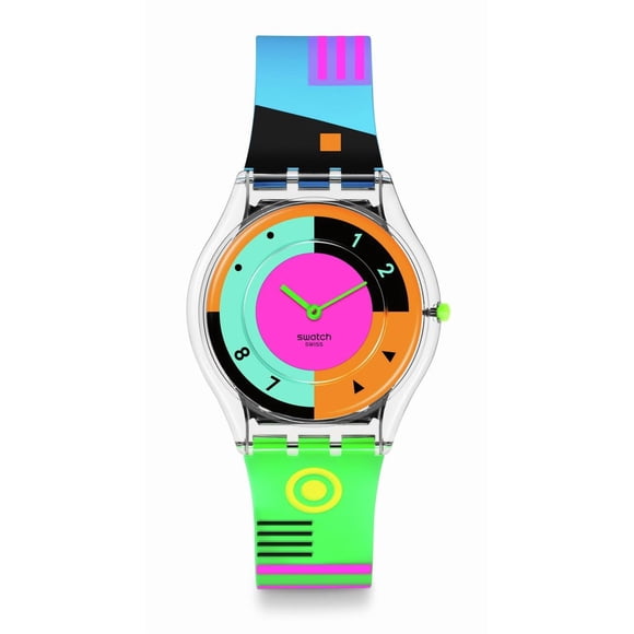 Reloj Swatch Skin Classic Neon Hot Racer 34 mm resistente al agua