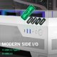 thumbnail image 4 of Caja de PC SAMA V43 ATX con ventiladores ARGB + Hub blanco, 4 of 9