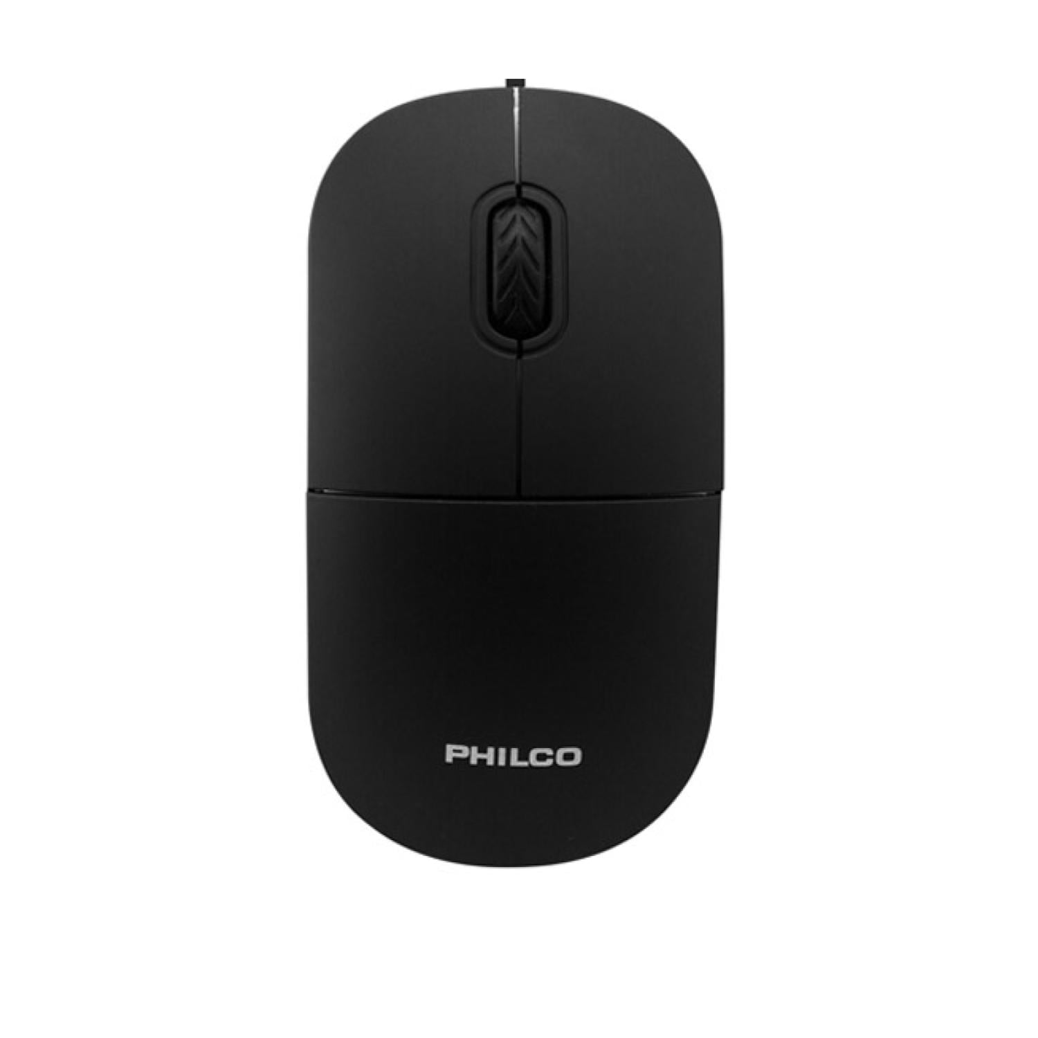 Philco - Mouse Usb 3 Botones Negro 122un