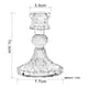 thumbnail image 2 of Portavelas vidrio ámbar 10 cm, 2 of 3