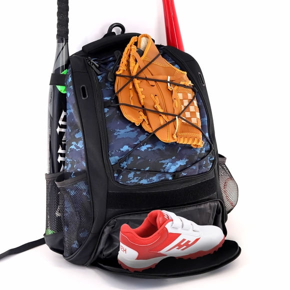 Mochila para Béisbol WOLT para Jóvenes con Porta Bate 47 x 34 x 19 cm