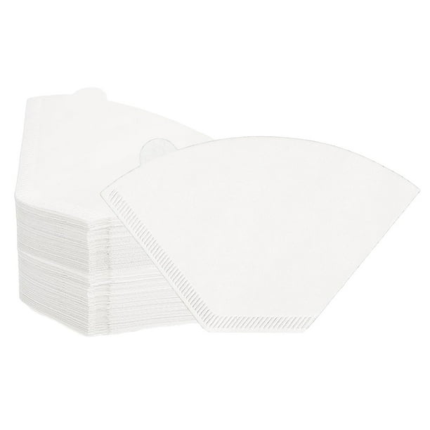 1 caja (100 unidades) de papel de filtro para cafetera de 2 a 4 tazas, filtro de café de goteo manual