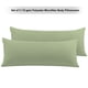 thumbnail image 1 of REGALWOVEN Juego de 2 Fundas de Almohada Corporal con Cremallera para Almohadas Corporales, Queen Sage, 1 of 7