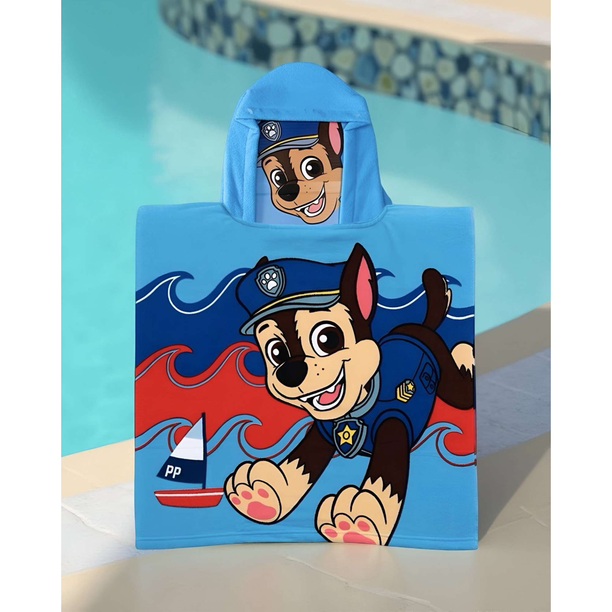 Mashini - Toalla Capucha Playa O Piscina Niño Niña Pow Patrol