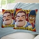 thumbnail image 3 of Hola Vecino Fundas de almohada de terciopelo con tema, regalos de funda de almohada, decoración para el hogar, cojín de lanzar, regalo de cumpleaños para fans y parejas. 40cm x 40cm., 3 of 6