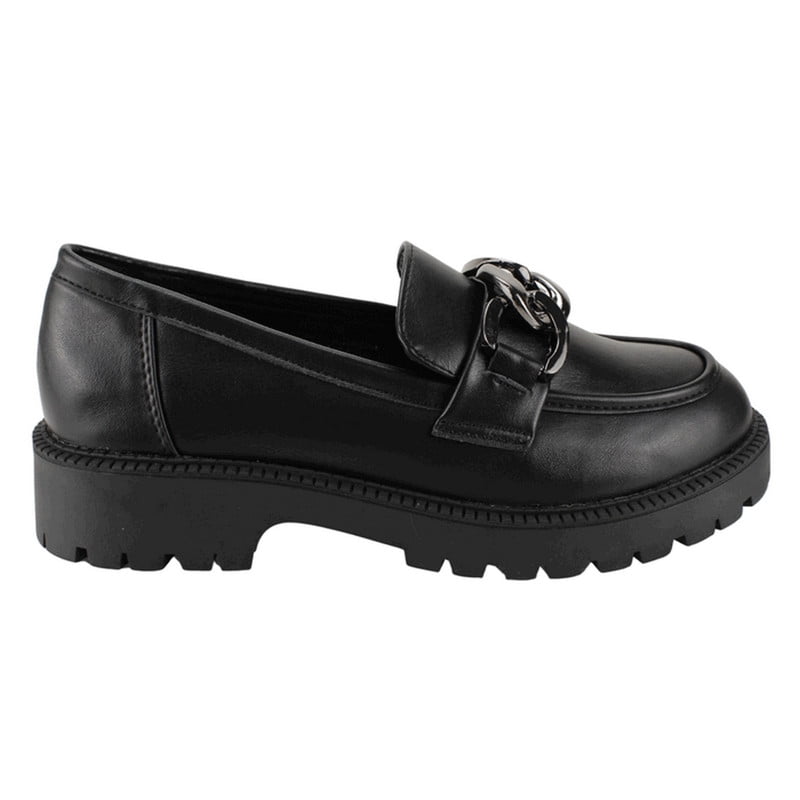 Mocasín New Walk Argollas Negro