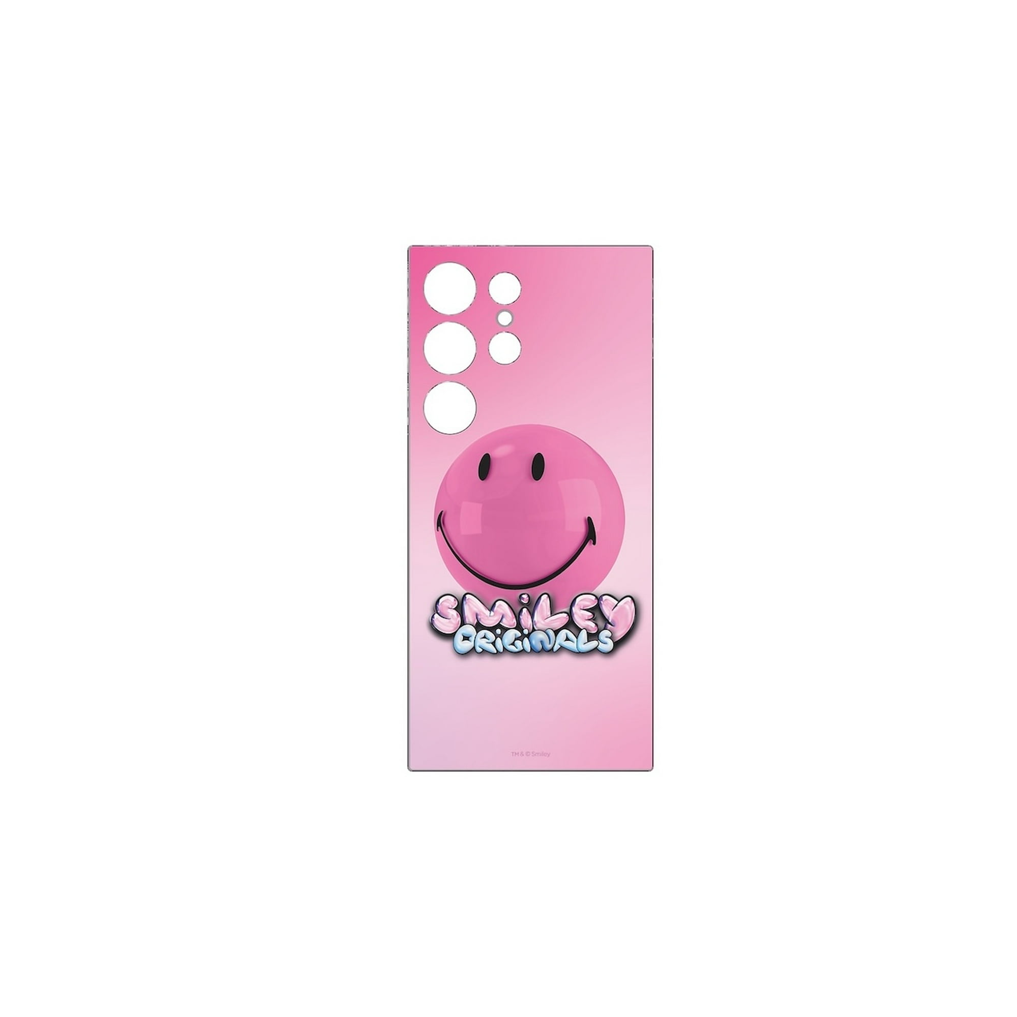 Tarjeta Decoratativa Flipsuit Samsung Galaxy S24 Ultra Smiley Rosa