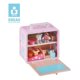thumbnail image 3 of Casa De Muñecas De Madera Con Maleta Portátil Rosa, 3 of 5