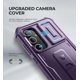 thumbnail image 3 of Funda Dexnor para Samsung Galaxy S24 FE con funda de cámara, color morado, 3 of 7