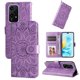 thumbnail image 2 of Funda tipo cartera FOXDOCK para Honor 200 Lite 5G , diseño girasol en relieve, cuero PU, cierre magnético, soporte y tarjetero, 2 of 5