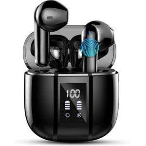 Aaronmei Auriculares Inalámbricos Bluetooth 5.3 Negro