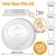 thumbnail image 2 of Tapas desechables para tazas de café de 240 ml a 720 ml (paquete de 500 unidades), 2 of 7