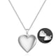 thumbnail image 1 of Collar con medallón de corazón PHOCKSIN para niñas. Medallones conmemorativos para mujeres. Medallones de plata, oro, negro y oro rosa con texto grabado. Un medallón muy bonito para regalos de cumplea, 1 of 5