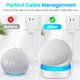 thumbnail image 4 of Soporte de mesa para Echo Dot ZUOLACO de 4.ª y 5.ª generación, color blanco, 4 of 6