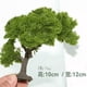 thumbnail image 1 of suxuMhao Árboles Artificiales, 2 Pzas Árboles Falsos Verdes Árboles Falsos, 4 X 4.7in Árbol de Alambre Simulado Modelo de Mesa de Arena Decoración de Árbol Escena de Árboles Modelo, Árboles Falsos, 1 of 5