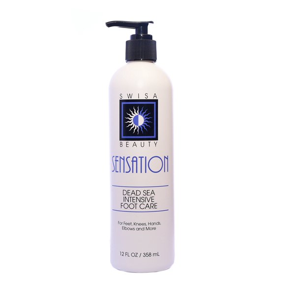 Loción Swisa Beauty para el cuidado intensivo de pies del Mar Muerto con aloe vera