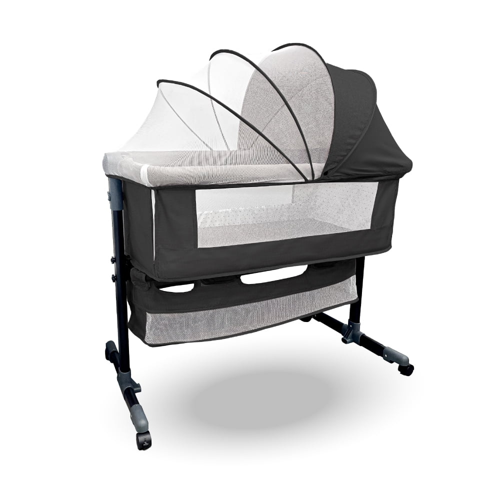 Kidstar - Cuna Colecho Color Gris Oscuro