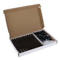 Ioensy - Botellas Vacías De Aceite Esencial Ámbar A Prueba De Fugas Para Tapón Líquido Cosmético 1Ml