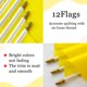 thumbnail image 3 of Banderines WEITBF 12 uds 20x30 cm Amarillo DIY, 3 of 6