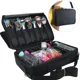 thumbnail image 2 of Maleta Bolso Maquillaje Portatil Cosmeticos Viaje Grande Negro, 2 of 3