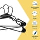 thumbnail image 5 of Juego de 20 perchas Lifemaster de plástico resistente, color negro, 5 of 7