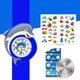 thumbnail image 2 of Reloj Animalitos - Delfin celeste, 2 of 3