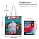 thumbnail image 5 of Baymax de Big Hero Bolso de tela con estampado de lienzo para mujer, bolsa de compras reutilizable y estética, con cremallera interior, regalo para mujer,40*40cm., 5 of 6