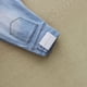 thumbnail image 3 of jeans de Talle Alto Ligeramente Curvos con Forma de Cuchillo para Mujer en Verano, jeans Rectos Holgados en Mezclilla Lavada Azul Claro., 3 of 17