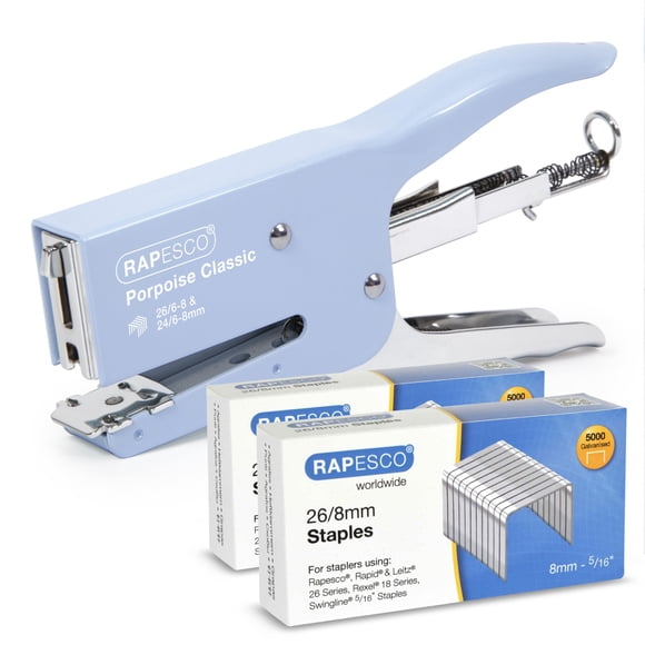 Pinza Grapadora 1355a Capacidad Para 45 Hojas Azul