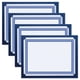 thumbnail image 4 of Portacertificados de papelería fina, paquete de 50, azul, 24 x 30 cm, 4 of 7